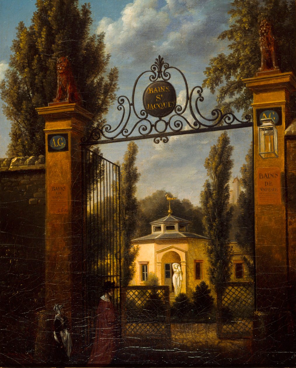 St. Jacques Baths，Rue des Feuillantines 作者 F·莱蒂