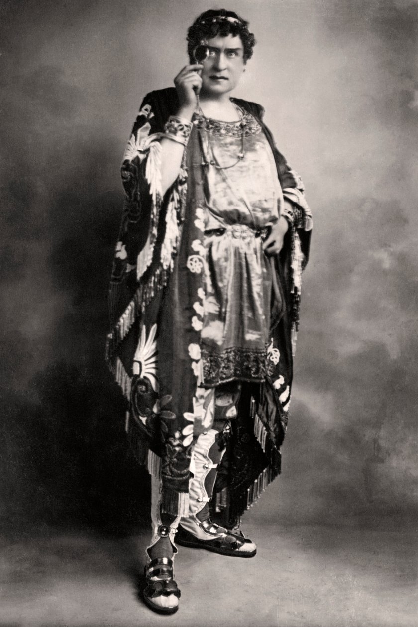 Herbert Beerbohm Tree 1853-1917，英国演员，二十世纪初。 作者 伯福德（FW Burford）