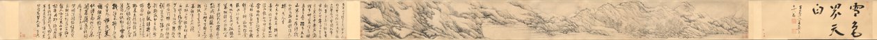 雪为世界涂上白色，1690年。 作者 法若珍