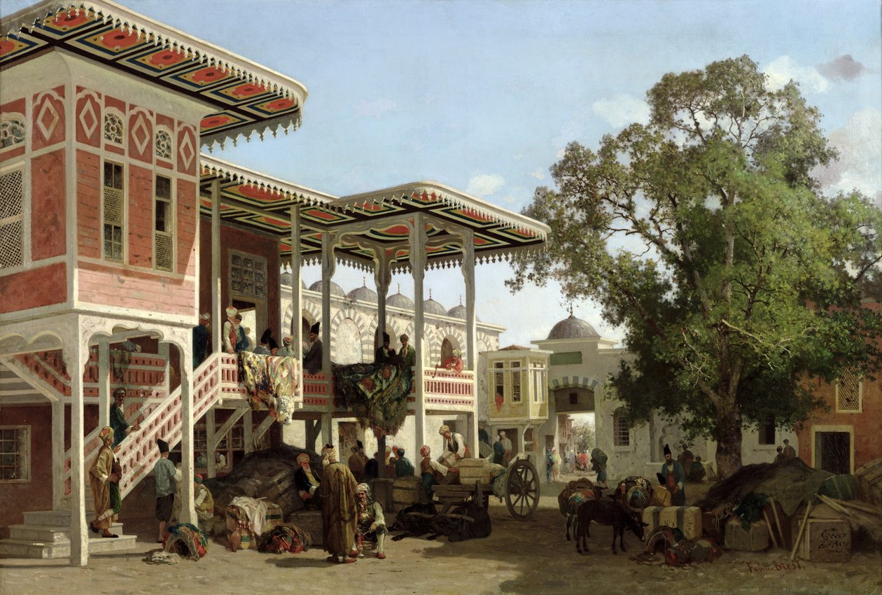 在Trebizond的一个Caravanserai 作者 法比乌斯·布雷斯特（Fabius Brest）