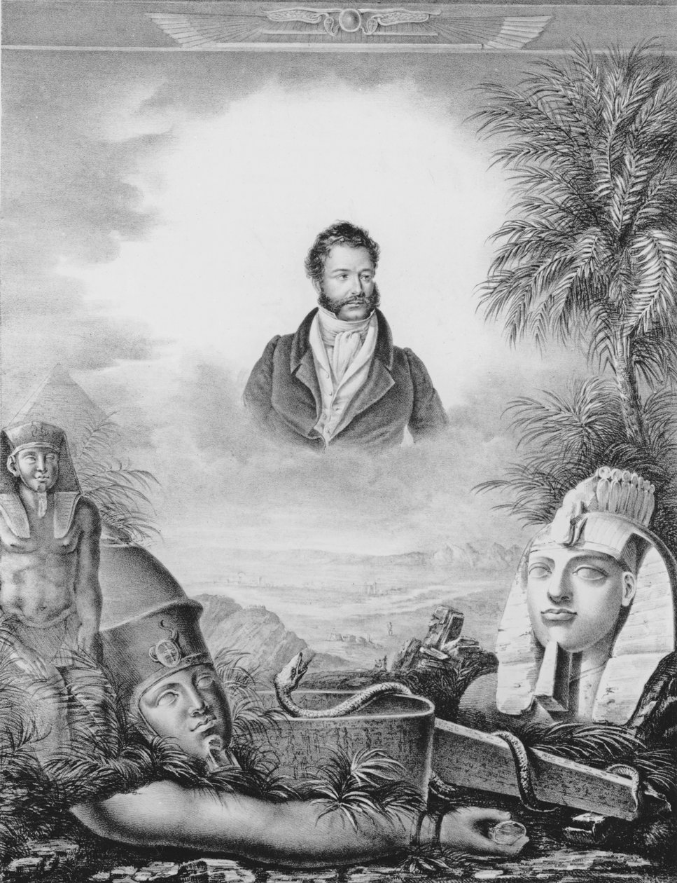 Giovanni Battista Belzoni的肖像（1778-1823） 作者 法布罗尼
