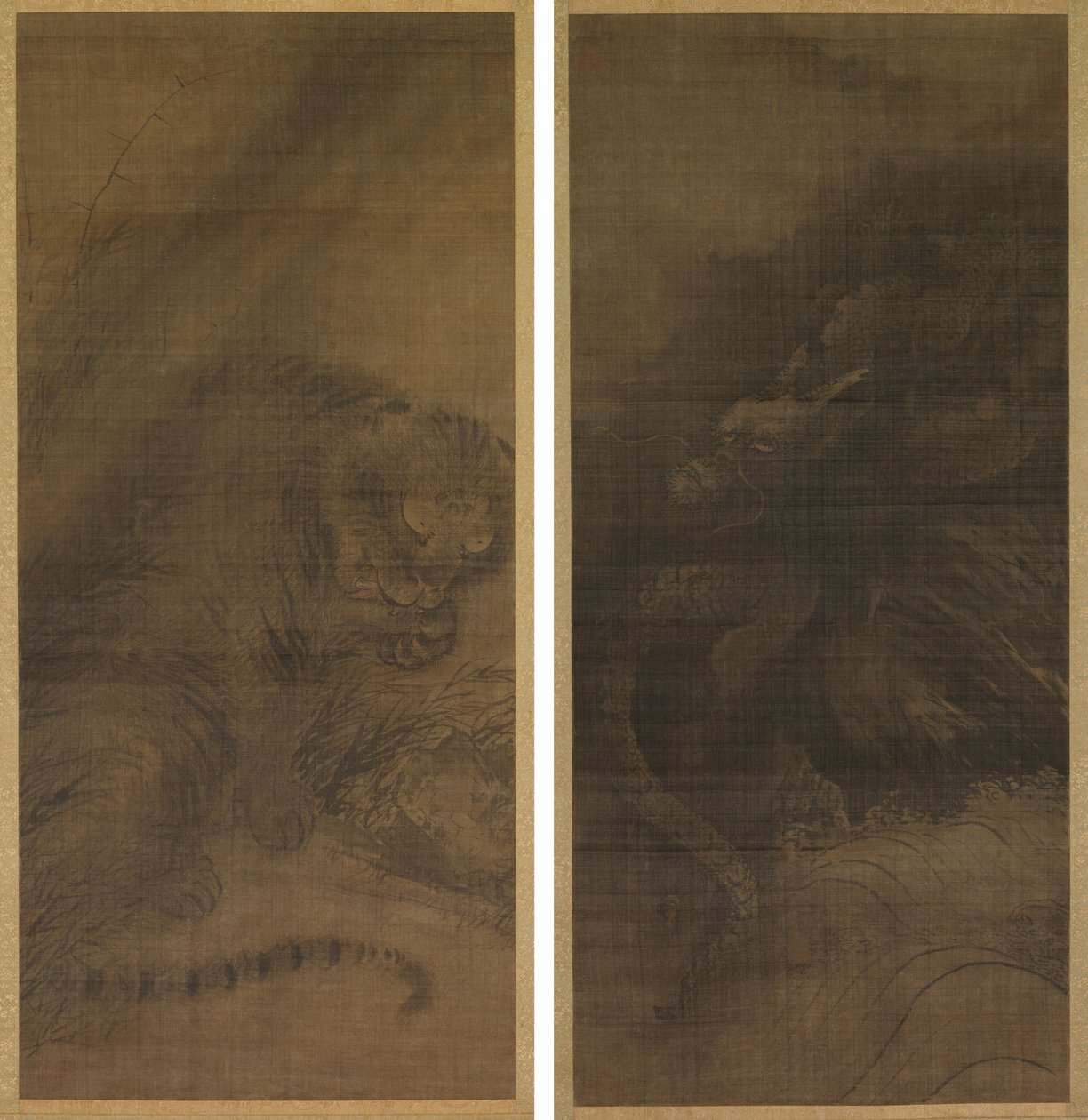 龙；虎 作者 法场木奇