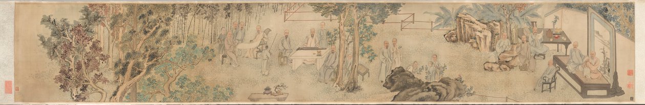 第九天的兴安文学集会，1743年。 作者 捉师叔