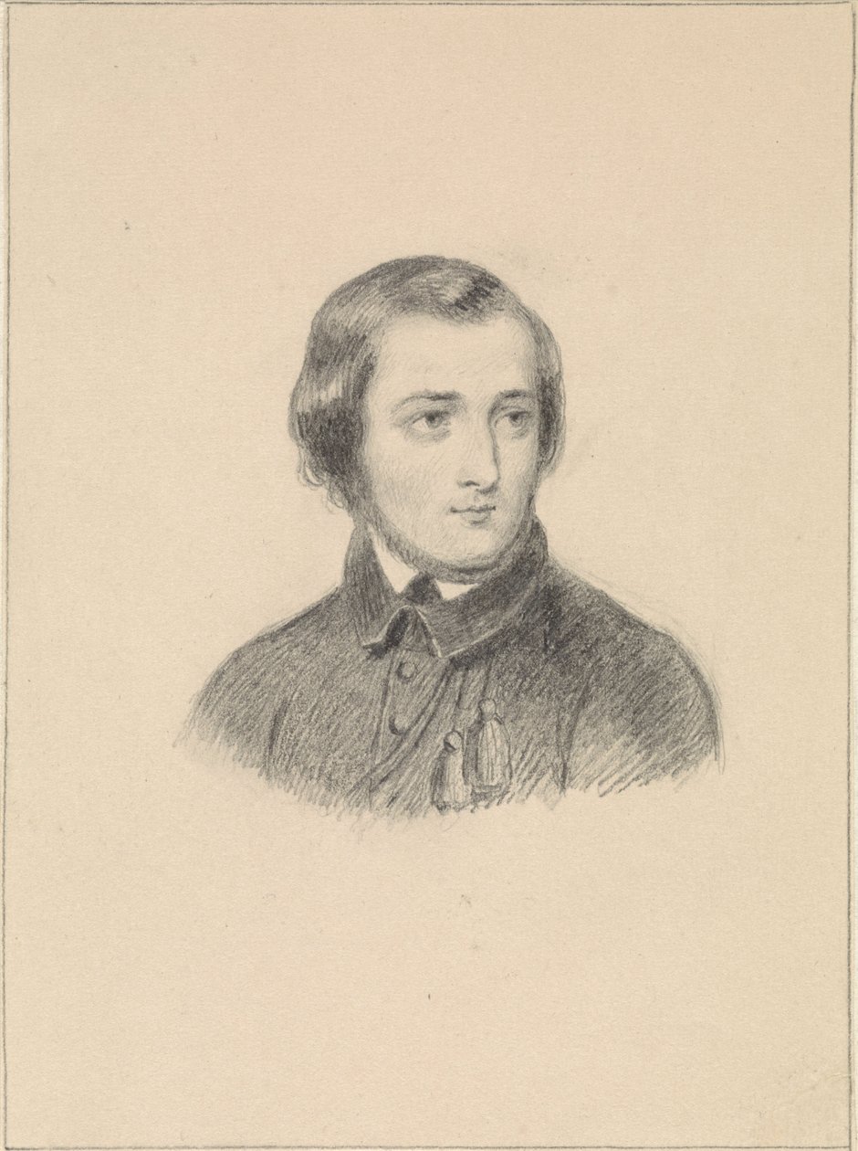 Willem Geefs的肖像，作者：Fanny Geefs-Corr（1840-1842） 作者 范妮·吉夫斯