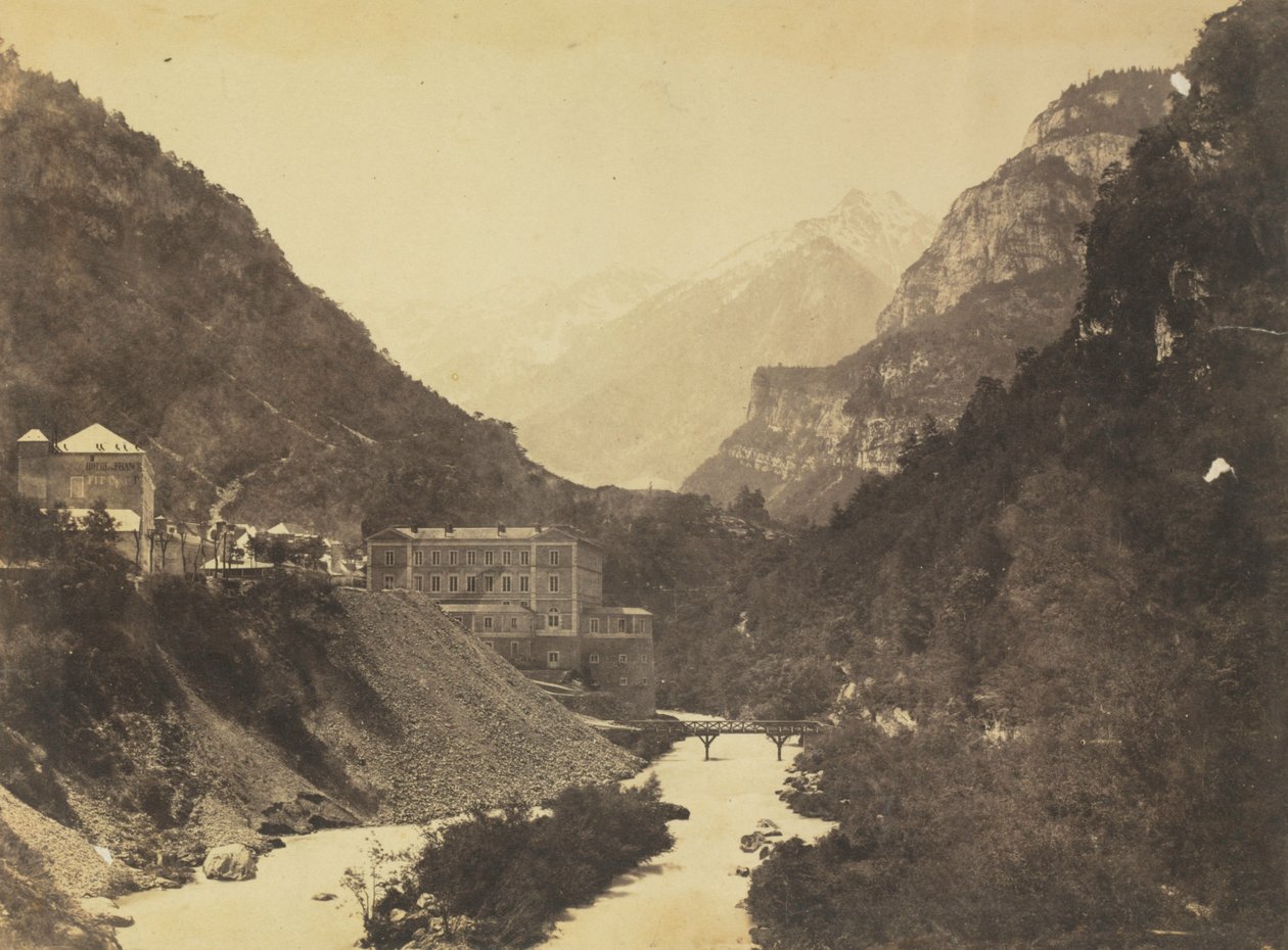 Eaux-Chaudes，比利牛斯山脉，约c。 1855年。 作者 法纳姆·麦克斯韦·莱特