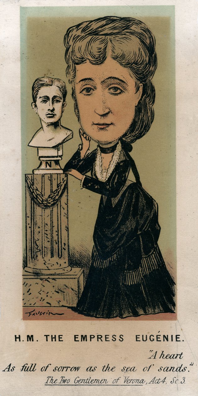 HM女皇Eugenie，c1879年。 作者 福斯汀
