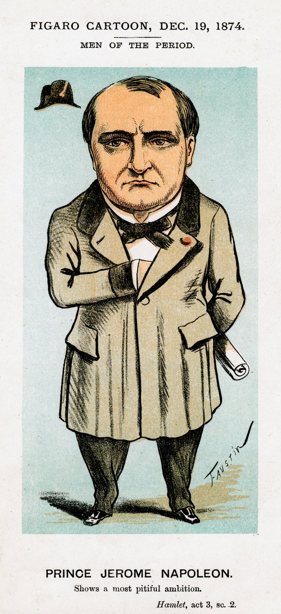 杰罗姆·波拿巴（JérômeBonaparte），1874年。 作者 福斯汀