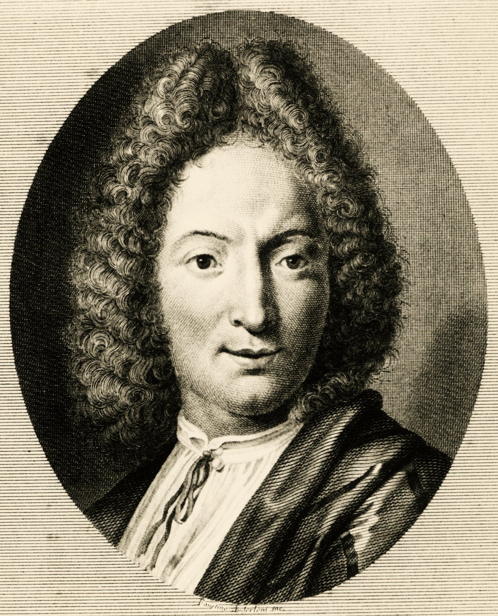 Arcangelo Corelli 的肖像 (Fusignano 作者 福斯蒂诺·安德洛尼