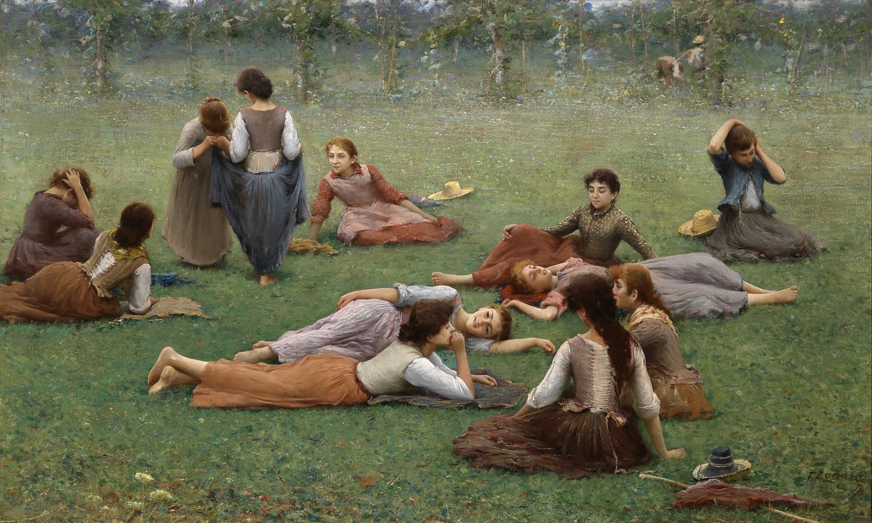 赛后 作者 福斯托·佐纳罗（Fausto Zonaro）