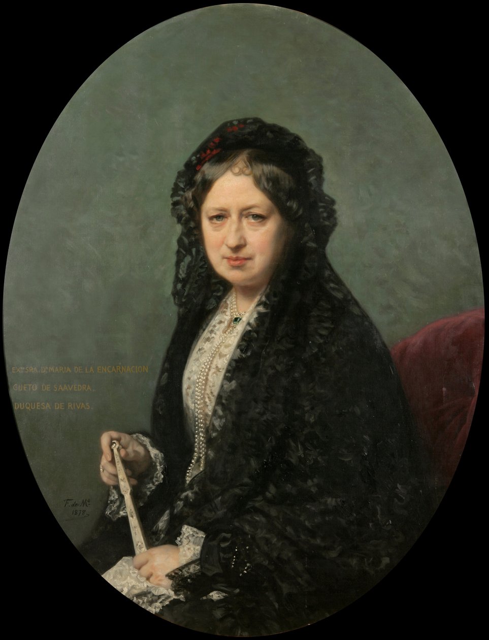 里瓦斯公爵夫人MaríaEncarnaciónCuetode Saavedra 作者 费德里科·德·马达拉佐·昆茨