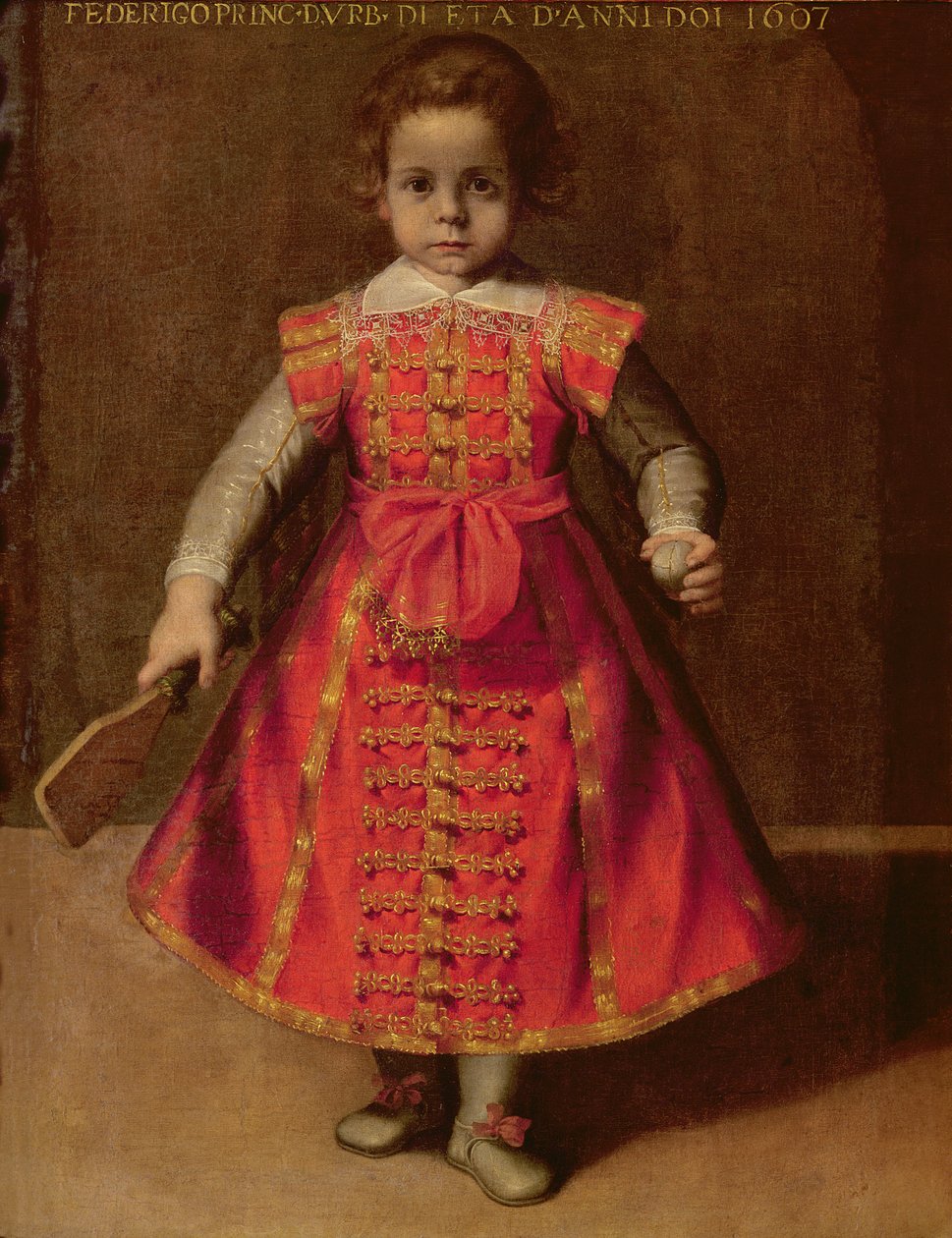 Federico Ubaldo della Rovere年龄为1607年2月2日 作者 费德里科·巴罗奇