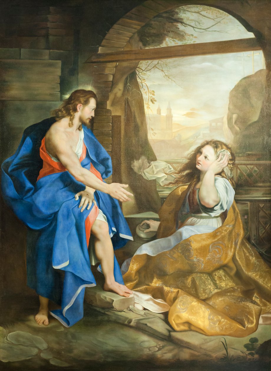 Noli Me Tangere（布面油画） 作者 Federico Fiori (after) Barocci 或 Baroccio