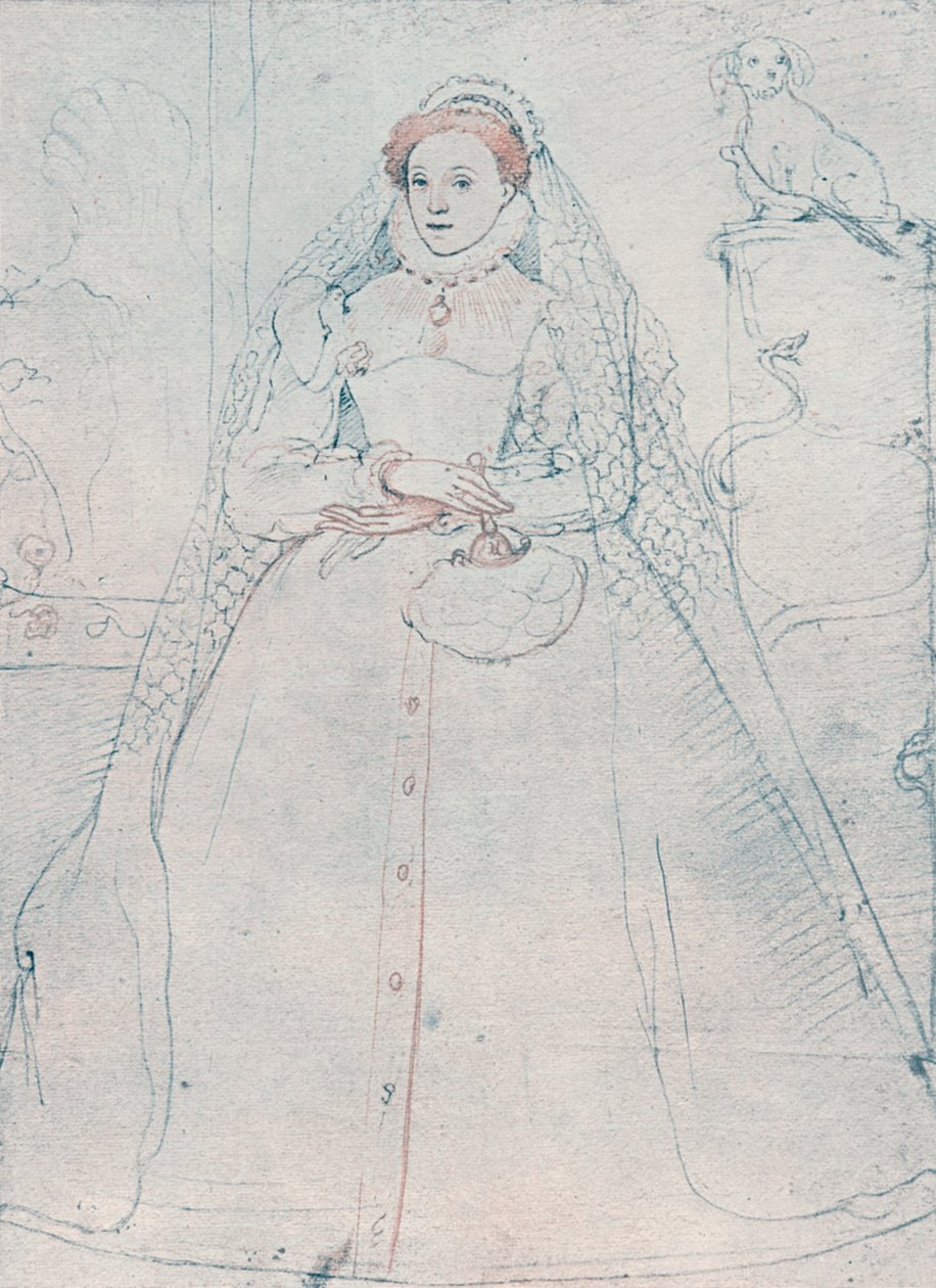 伊丽莎白一世，英格兰和爱尔兰女王，1575年 作者 费德里科·祖卡罗