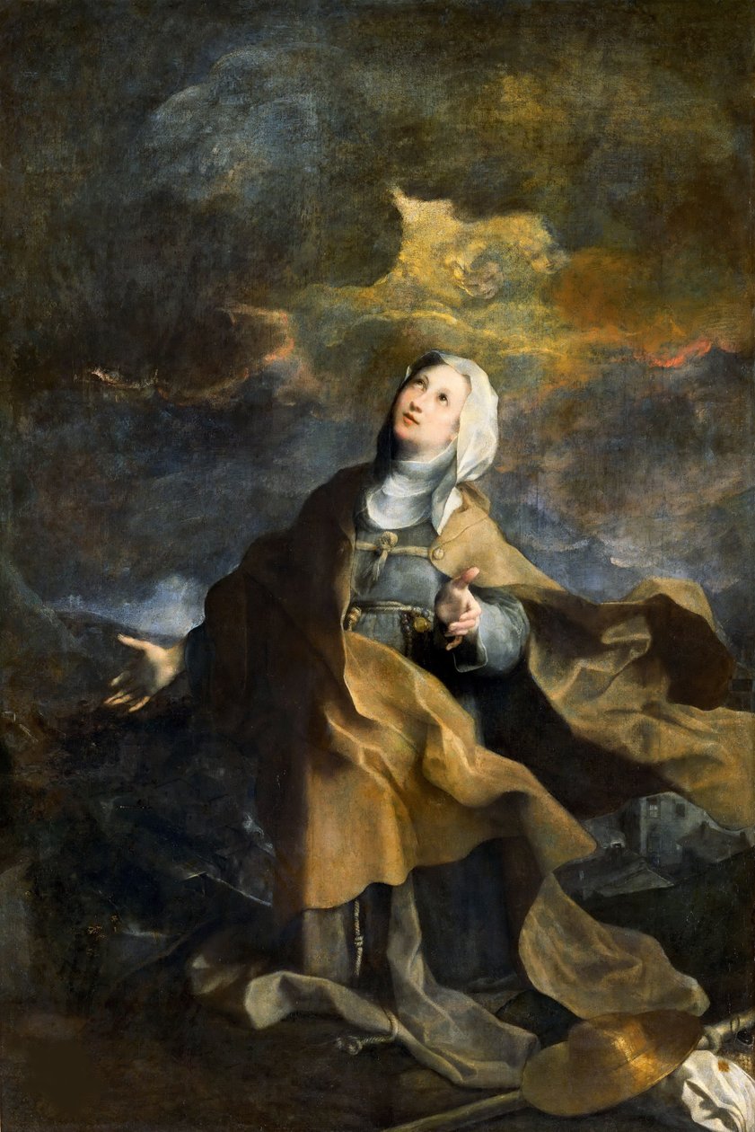佩萨罗的受祝福的米歇尔娜，1606年。 作者 费德里戈·巴罗奇（Federigo Barocci）