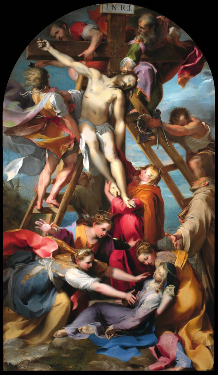 十字架的后裔，1569年。 作者 费德里戈·巴罗奇（Federigo Barocci）