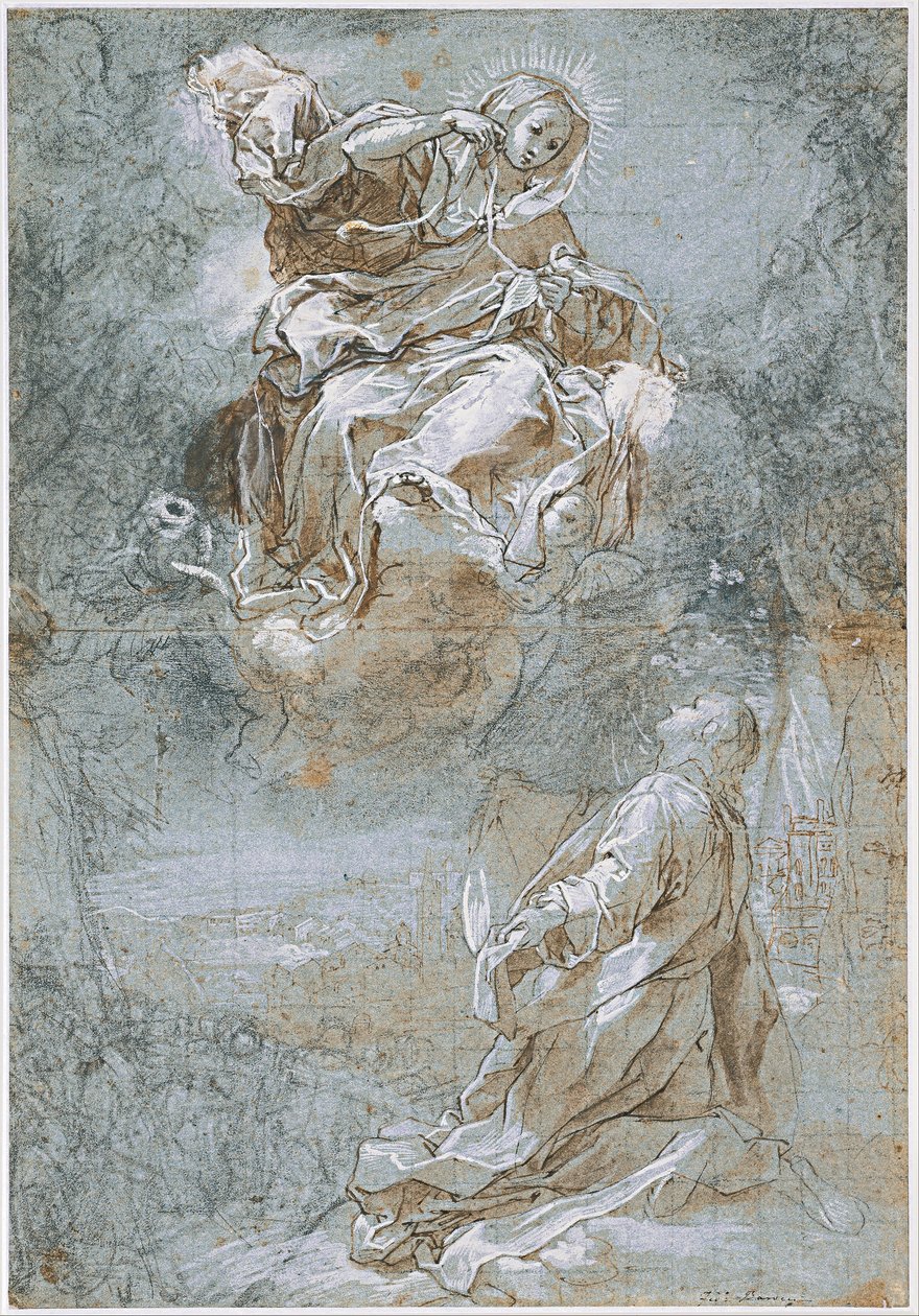 神圣腰带的奇迹，约1600-1610年 作者 费德里戈·巴罗奇（Federigo Barocci）