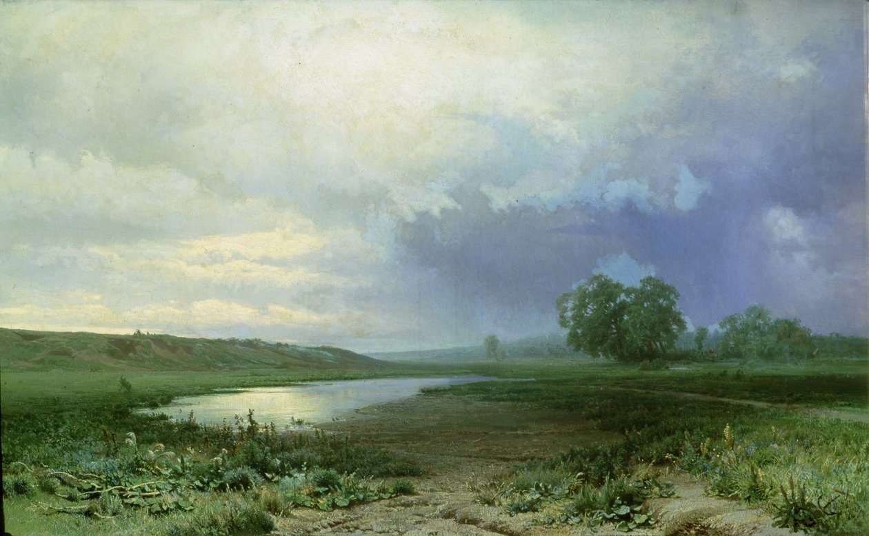 湿草甸，1872年 作者 费多（Fedor Aleksandrovich Vasiliev）