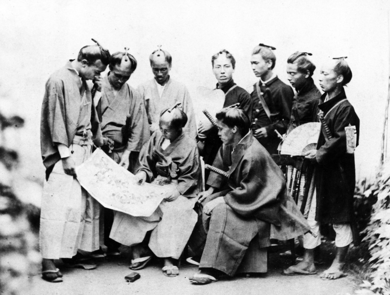 Samurai，c.1868 作者 菲利斯·比托（Felice Beato）