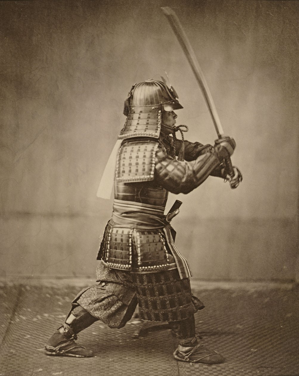武士长剑，1860（蛋白打印） 作者 菲利斯·比托（Felice Beato）