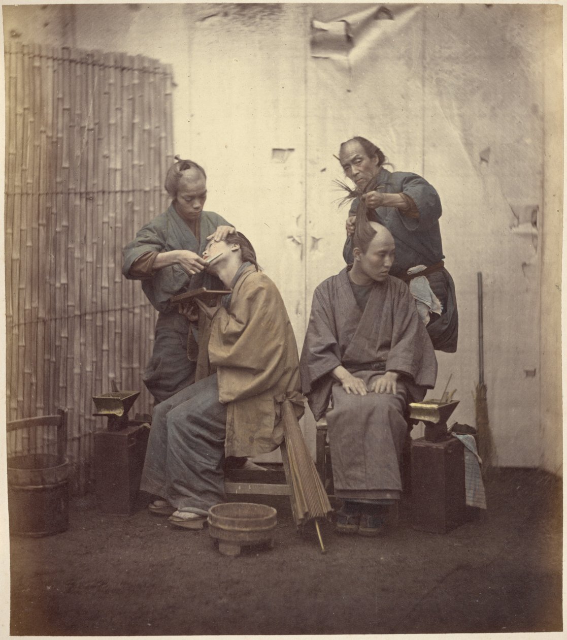 理发师 作者 菲利斯·比托（Felice Beato）