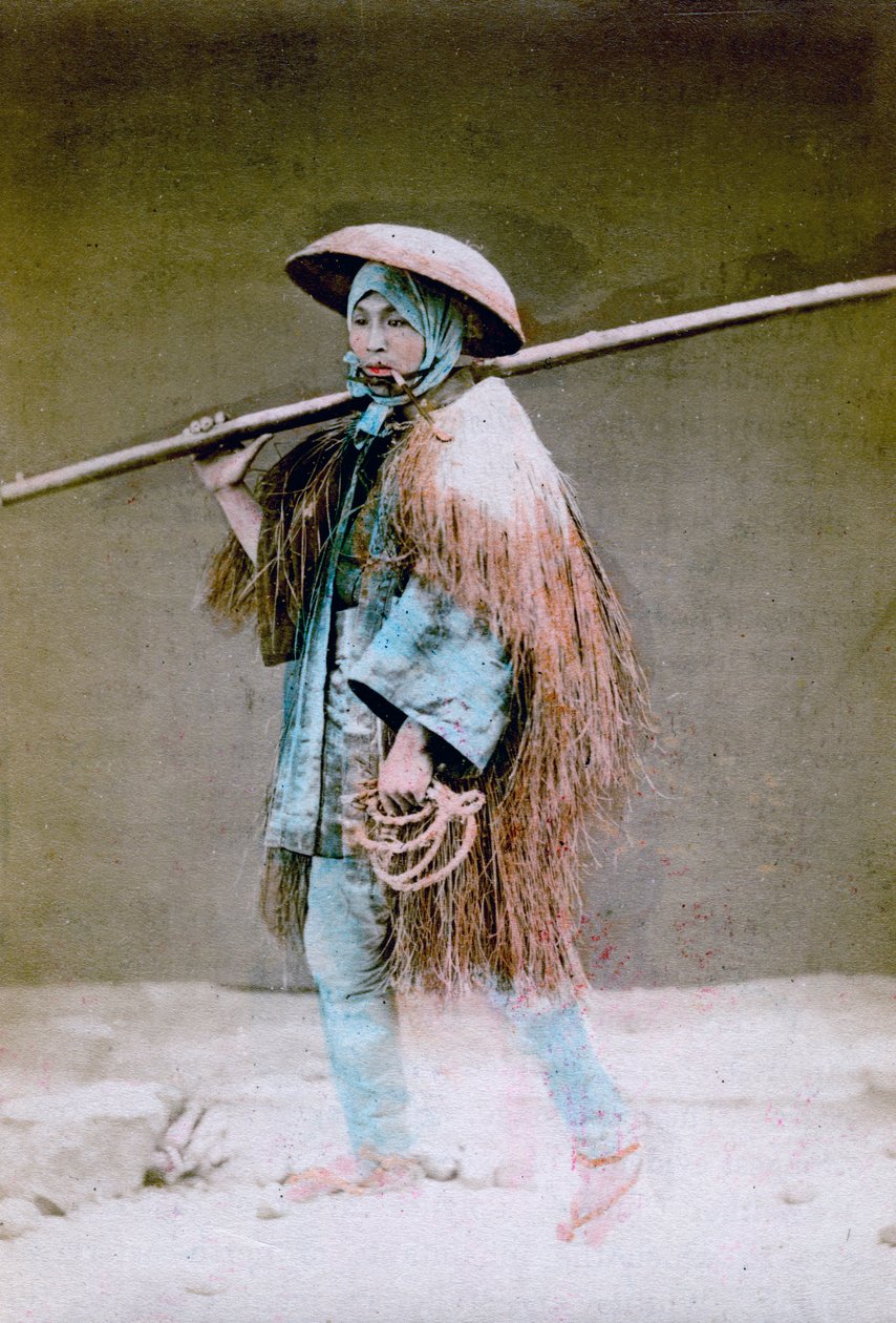 1882年日本冬衣苦力 作者 菲利斯·比托（Felice Beato）