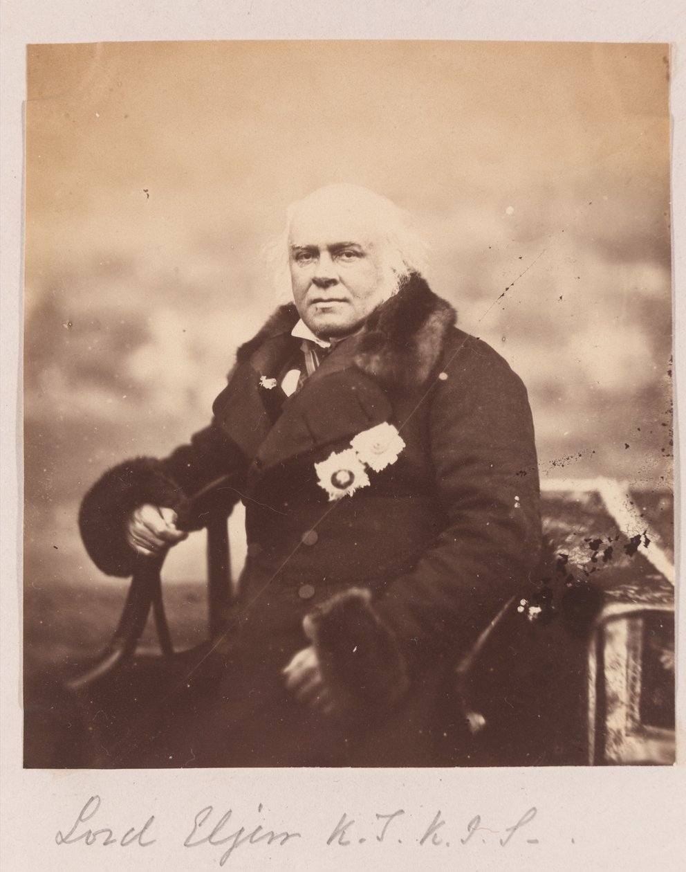詹姆斯·布鲁斯·埃尔金八世伯爵，1860年 作者 菲利斯·比托（Felice Beato）
