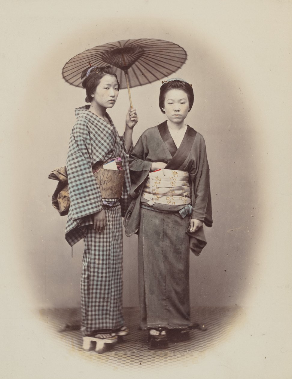 出去走走，1868年。 作者 菲利斯·比托（Felice Beato）