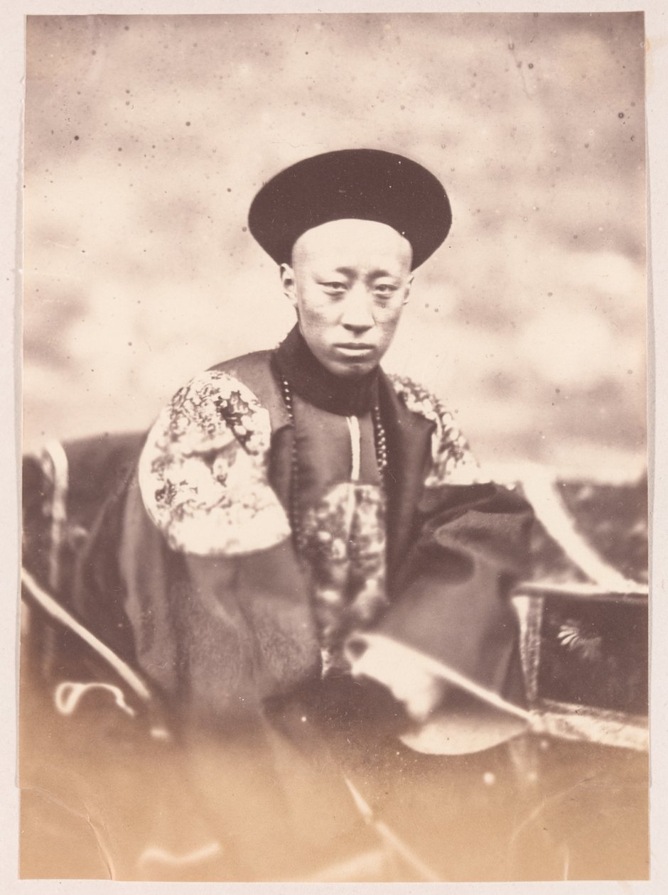Prince Gong Qinwang of China, 1860 作者 菲利斯·比托（Felice Beato）