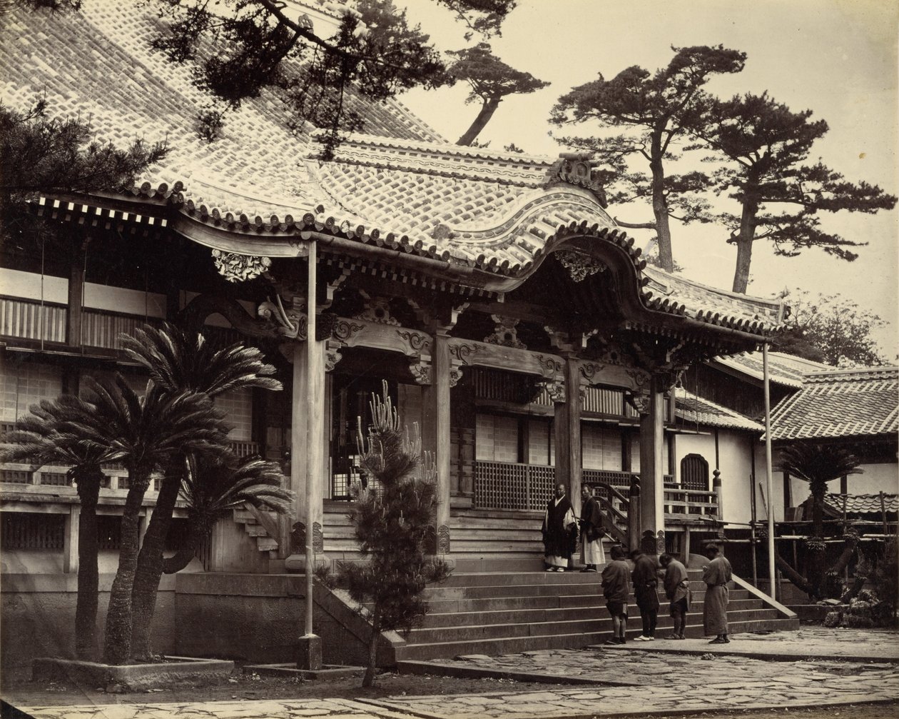 长崎大园寺大雄宝殿 作者 菲利斯·比托（Felice Beato）