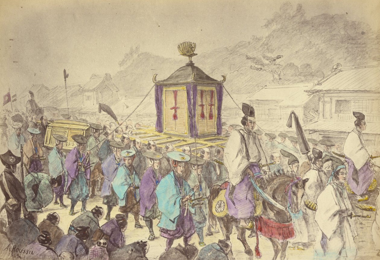 天皇的游行 作者 菲利斯·比托（Felice Beato）
