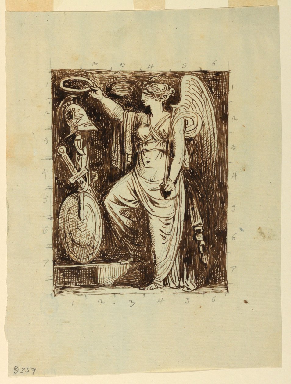 素描（意大利），1805 年 作者 菲利斯·贾尼