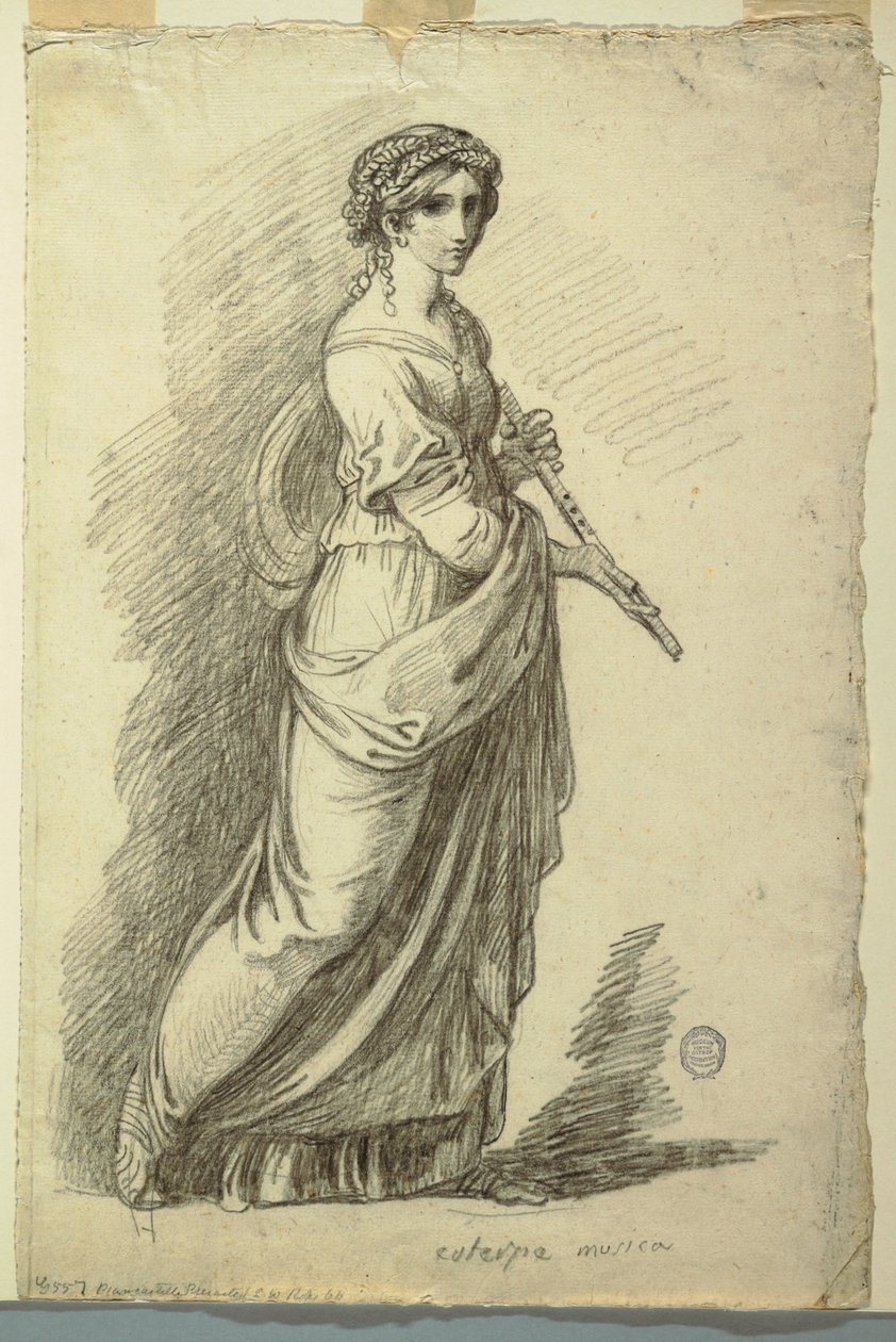Euterpe，抒情诗的缪斯女神 作者 菲利斯·贾尼