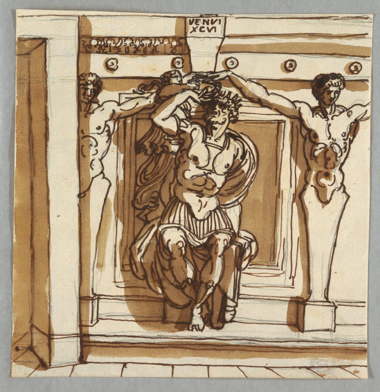 Godfrey de Bouillon，取材于 Giulio Romano 和 Raphael Sanzio 作者 菲利斯·贾尼
