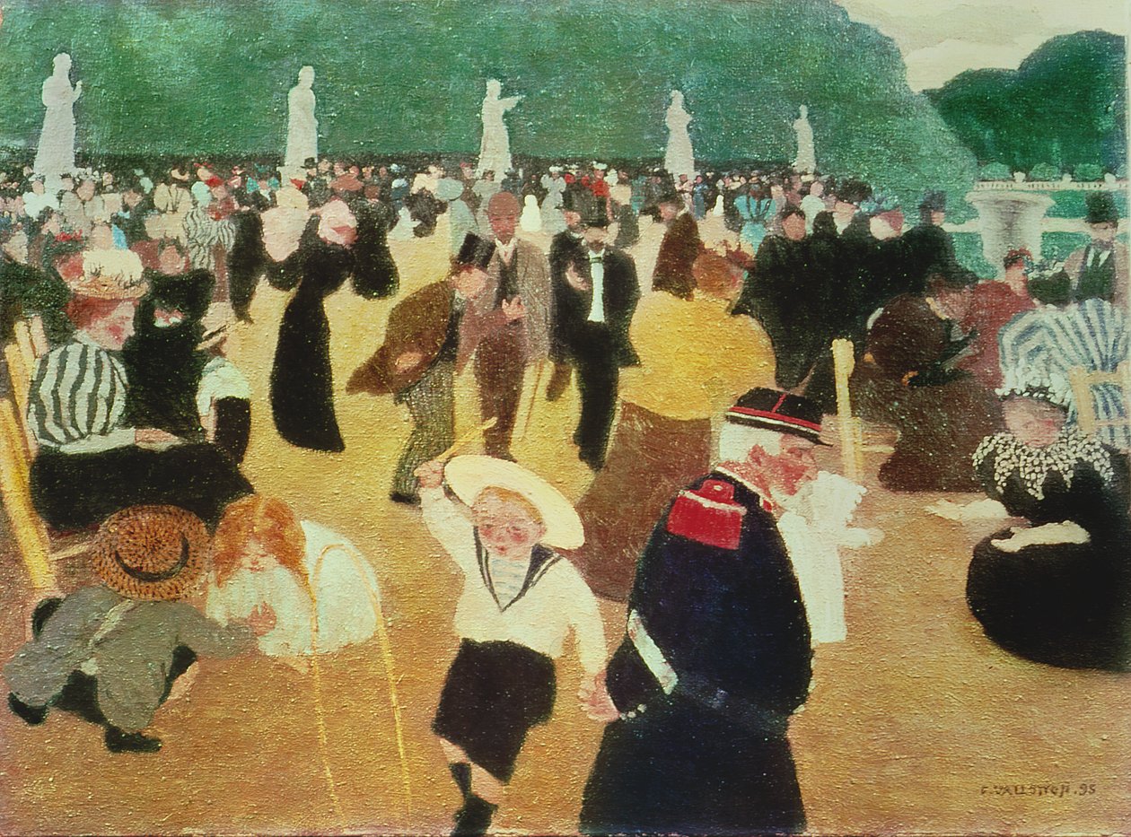 卢森堡花园，1895年 作者 费利克斯·爱德华·瓦洛顿