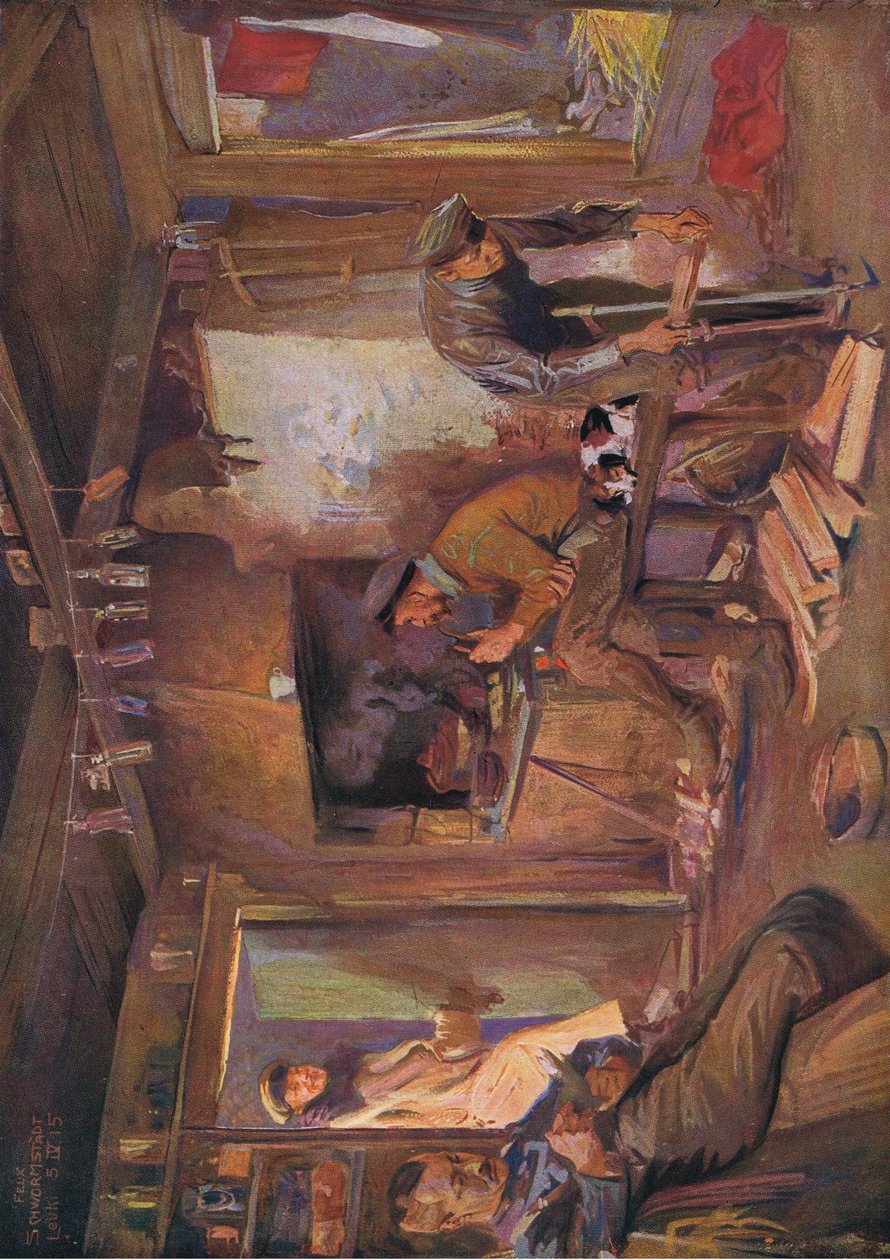 国内定居在敌人的领土上，来自兴登堡的插图由Daterlandischer Derlag CU Weller Berlin出版，1922年 作者 费利克斯施沃姆施塔特