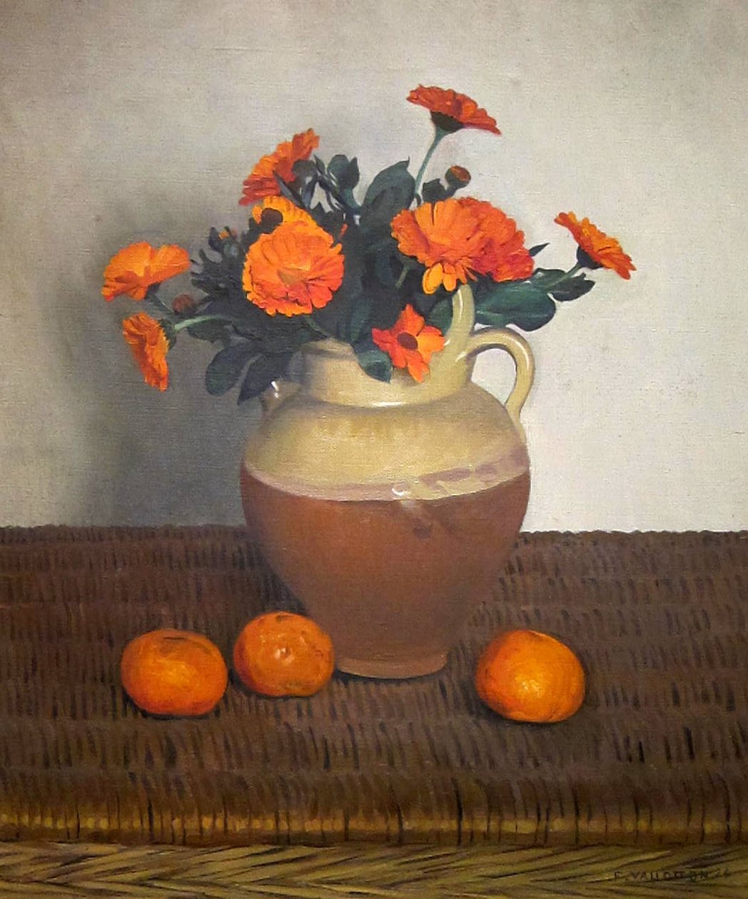 Marigolds和TangerinesnFrancais：Soucis和Mandarinesn 作者 费利克斯·爱德华·瓦洛顿