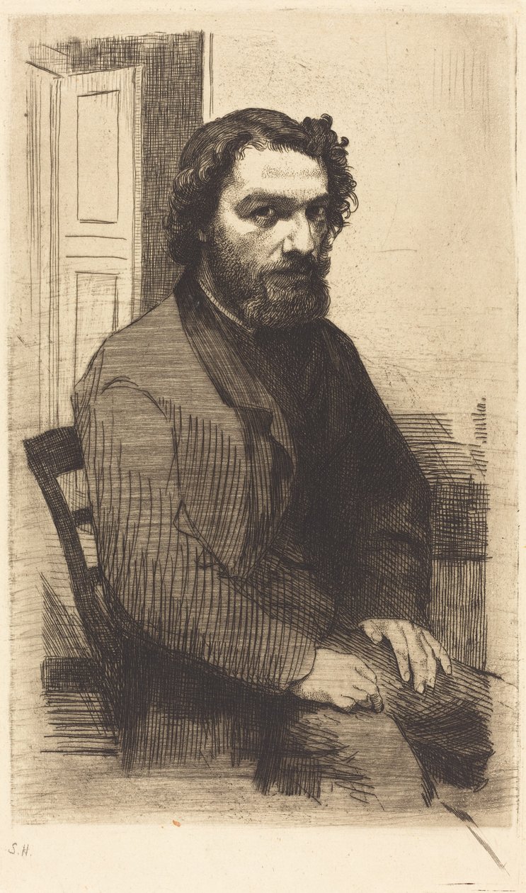 Alphonse Legros 作者 费利克斯·布拉克蒙德