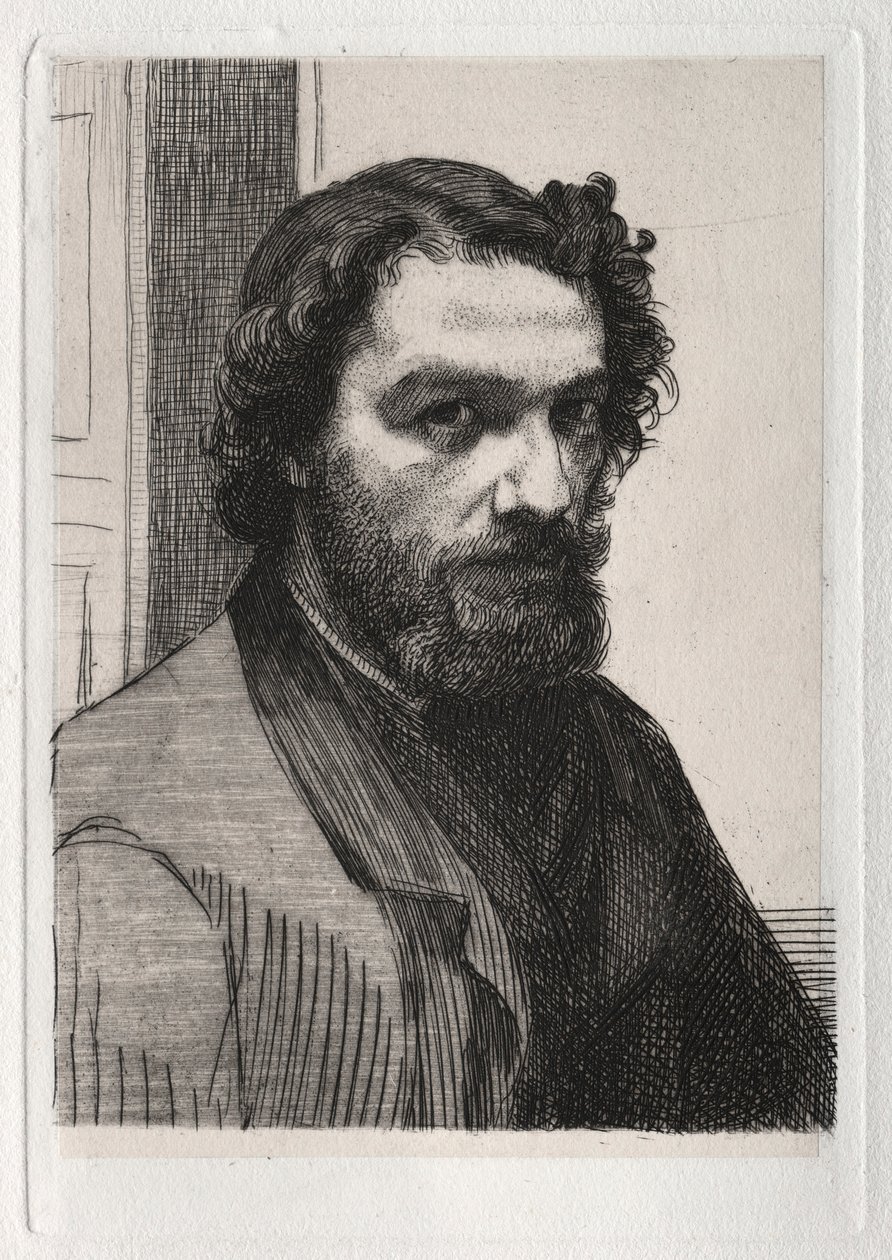 阿方斯·莱格罗斯（Alphonse Legros），1861年印制，1875年。 作者 费利克斯·布拉克蒙德