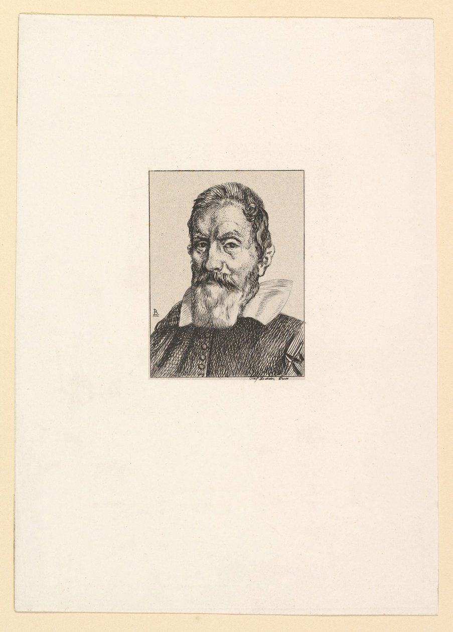 Galilée, 1862. 作者 费利克斯·布拉克蒙德