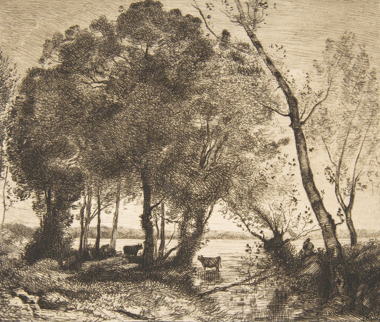 勒拉克，1861年。 作者 费利克斯·布拉克蒙德