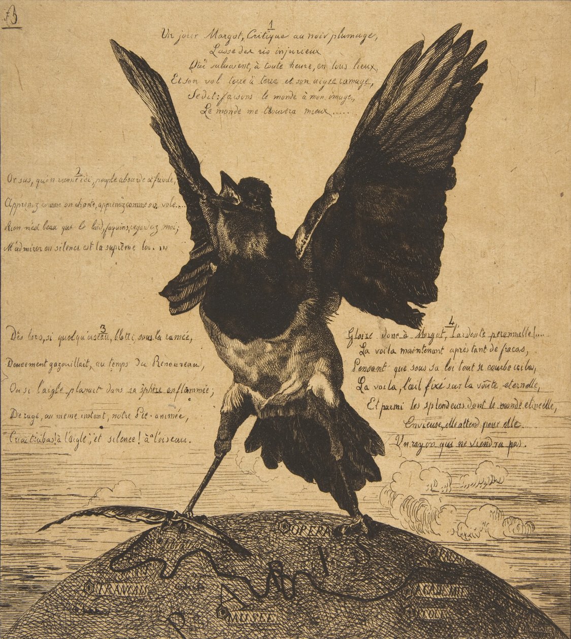 Margot la Critique, 1854年。 作者 费利克斯·布拉克蒙德