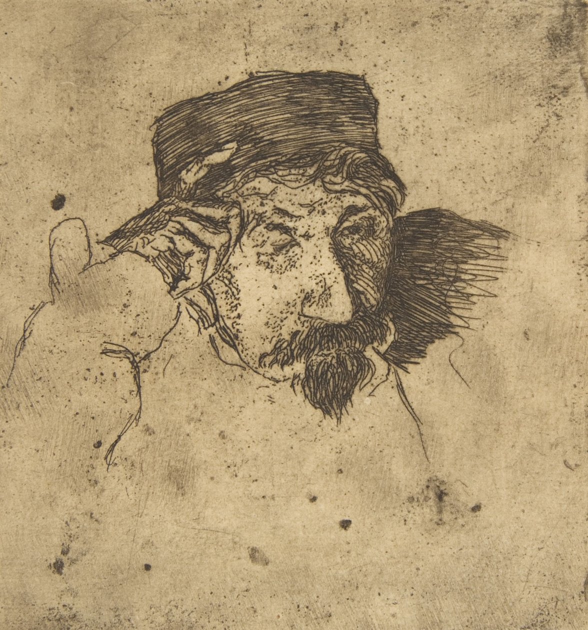 约瑟夫-吉夏尔的素描，1853年。 作者 费利克斯·布拉克蒙德