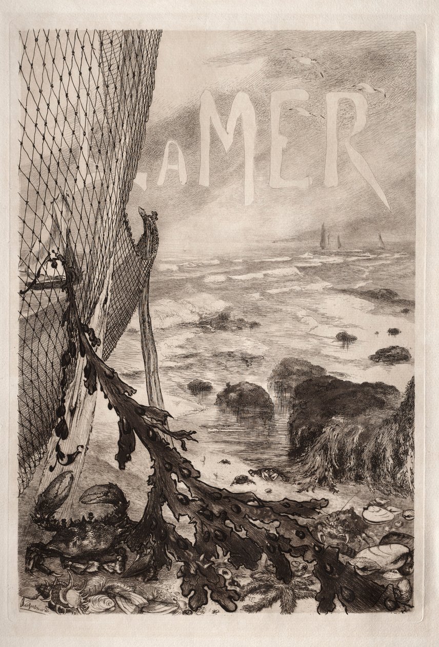 大海，1905年。 作者 费利克斯·布拉克蒙德