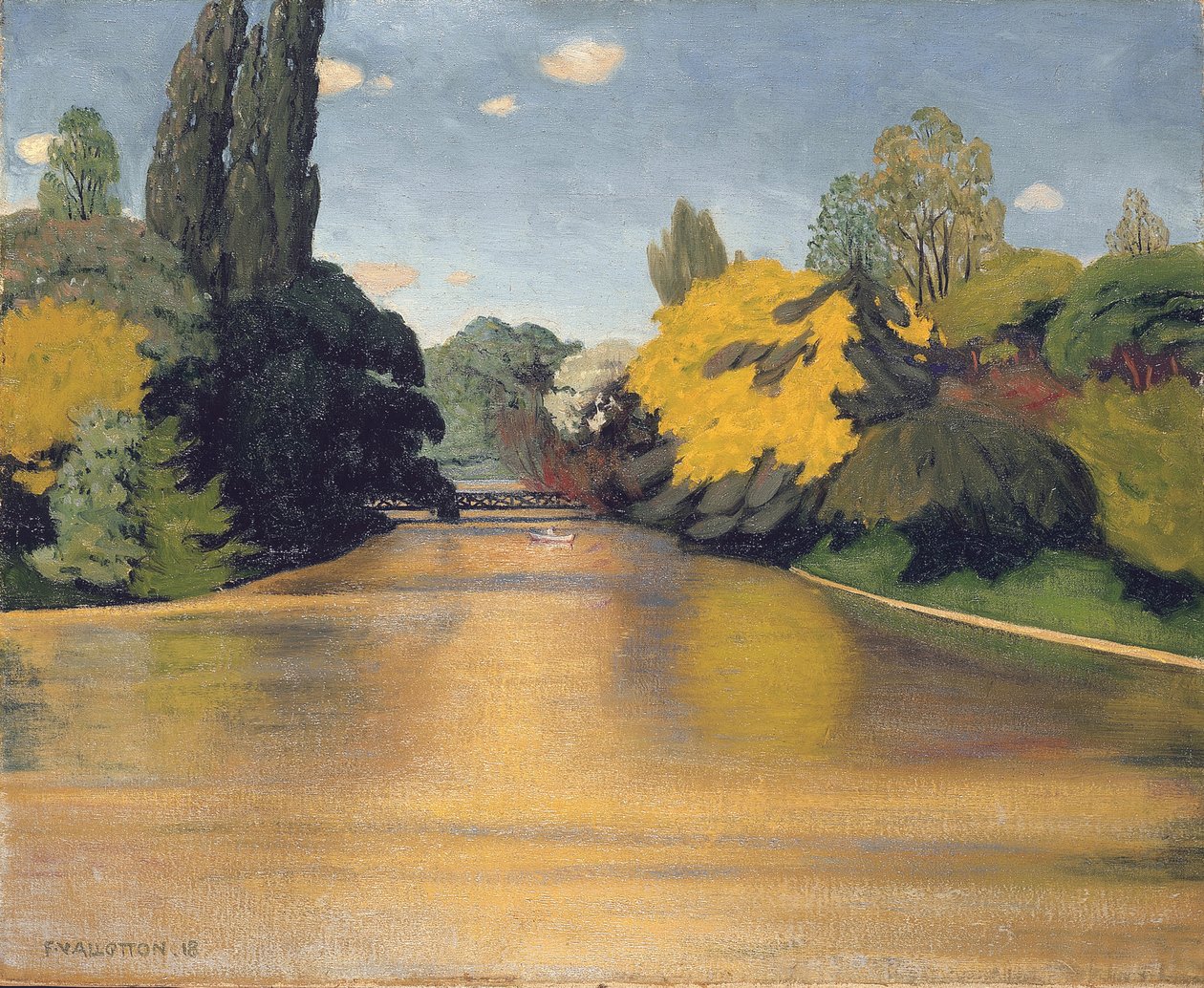 Bois de Boulogne，拉斯圣詹姆斯，1918年 作者 费利克斯·爱德华·瓦洛顿