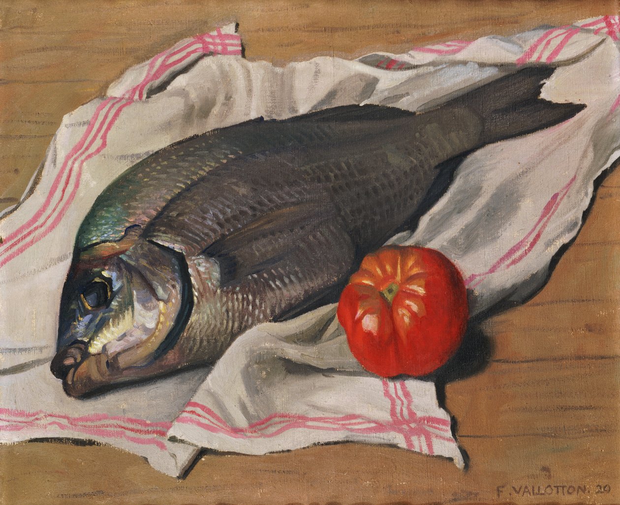 Dorade或“ John Dory”，1920年 作者 费利克斯·爱德华·瓦洛顿
