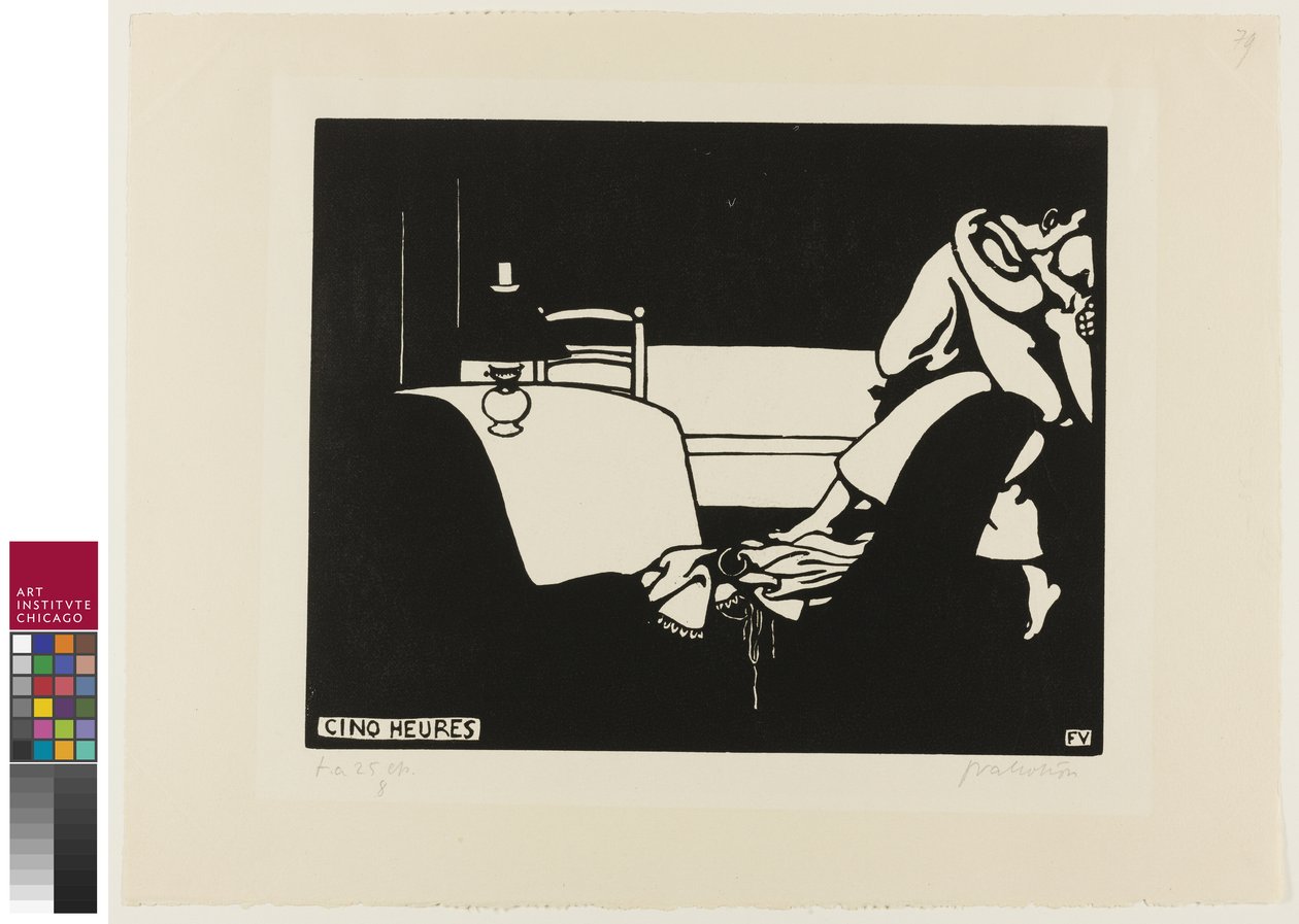 五点钟，《 Intimacies》的第七版，1898年 作者 费利克斯·爱德华·瓦洛顿
