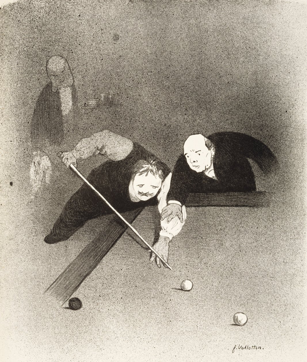 对于LEscarmouche：The Bores，1898 作者 费利克斯·爱德华·瓦洛顿