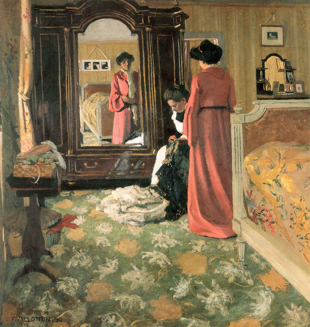 内部"，1903-1904。 作者 费利克斯·爱德华·瓦洛顿