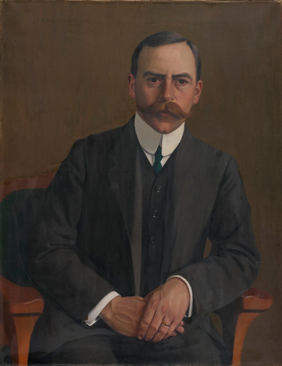 Le Docteur Arthur Hahnloser, 1909. 作者 费利克斯·爱德华·瓦洛顿