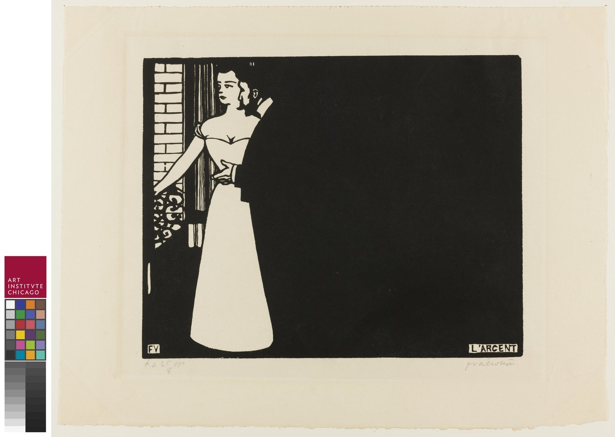 金钱，第五版，来自《 Intimacies》，1898年 作者 费利克斯·爱德华·瓦洛顿